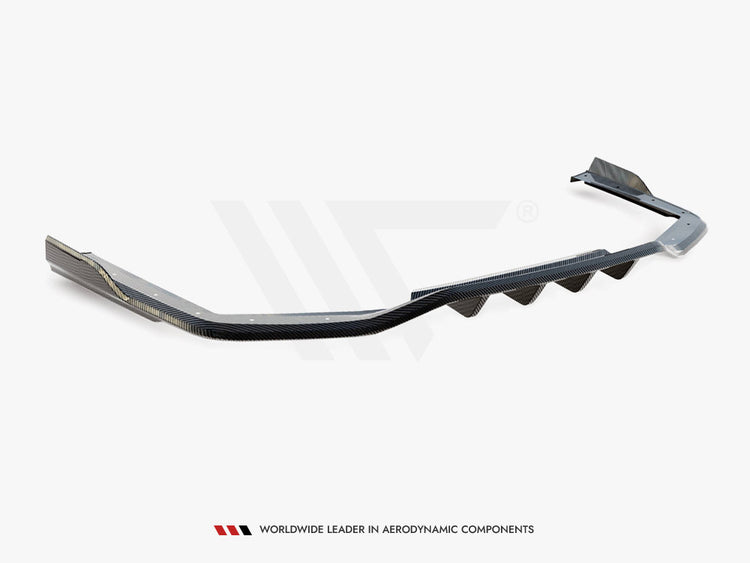 Prepreg Carbon Fiber Rear Splitter BMW 7 M-Pack G11 / G12 Facelift - Wayside Performance 