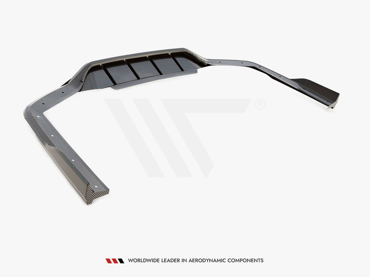 Prepreg Carbon Fiber Rear Splitter BMW 7 M-Pack G11 / G12 Facelift - Wayside Performance 