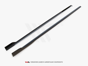 Carbon Fiber Side Skirts BMW 7 M-Pack G11 Facelift - Wayside Performance 