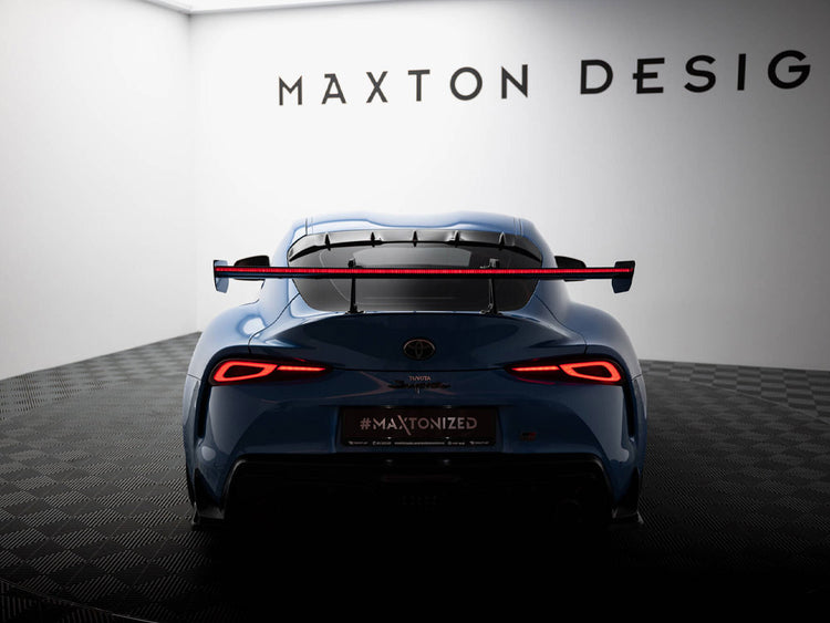 Carbon Spoiler With Upper Swan Mounting + LED Toyota Supra Mk5 - Wayside Performance 
