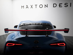 Carbon Spoiler With Upper Swan Mounting + LED Toyota Supra Mk5 - Wayside Performance 