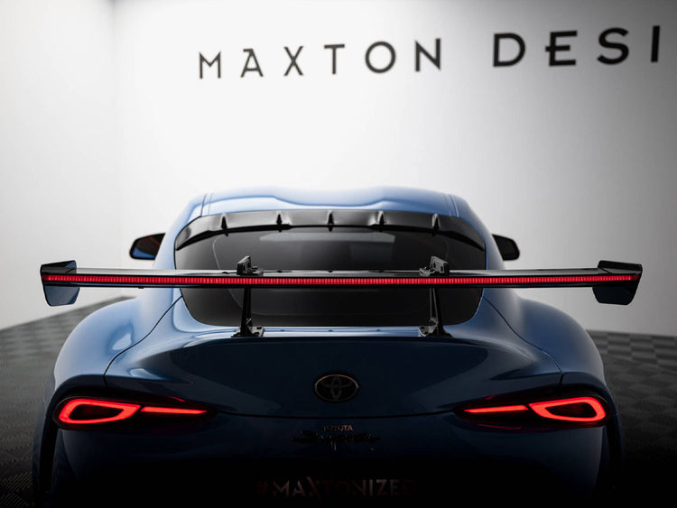 Carbon Spoiler With Upper Swan Mounting + LED Toyota Supra Mk5 - Wayside Performance 