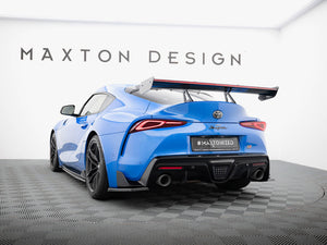 Carbon Spoiler With Upper Swan Mounting + LED Toyota Supra Mk5 - Wayside Performance 