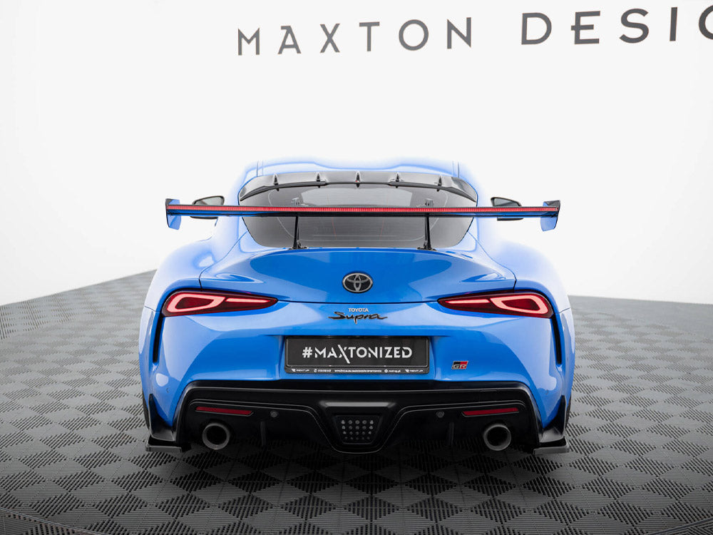 Carbon Spoiler With Upper Swan Mounting + LED Toyota Supra Mk5 - Wayside Performance 