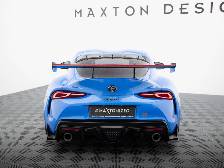 Carbon Spoiler With Upper Swan Mounting + LED Toyota Supra Mk5 - Wayside Performance 
