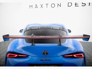 Carbon Spoiler With Upper Swan Mounting + LED Toyota Supra Mk5 - Wayside Performance 