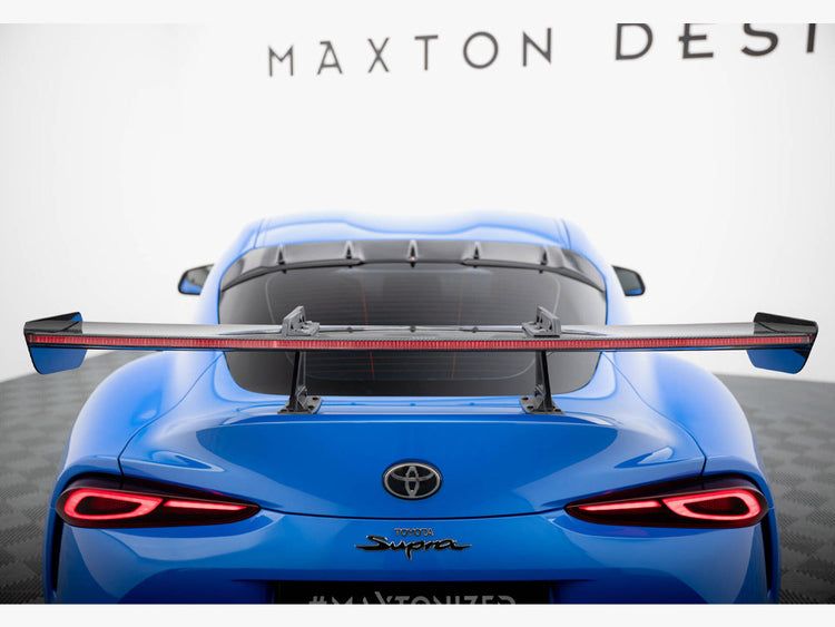 Carbon Spoiler With Upper Swan Mounting + LED Toyota Supra Mk5 - Wayside Performance 