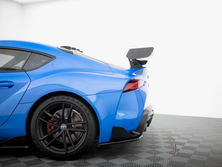 Carbon Spoiler With Upper Swan Mounting + LED Toyota Supra Mk5 - Wayside Performance 
