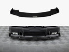 Maxton Design front racing splitter for BMW M3 E36 coupe and cabrio, high-performance aerodynamic car part, black finish