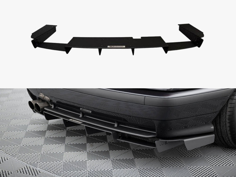 Maxton Design rear diffuser for BMW M3 E36 coupe and cabrio, enhances sporty look and aerodynamics.