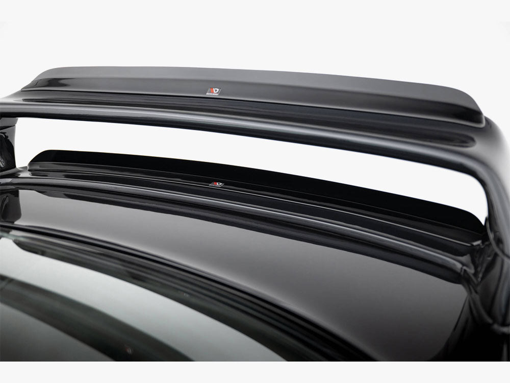 Maxton Design BMW M3 E36 coupe GT bottom spoiler in black, styled for sporty body and styling enhancement.