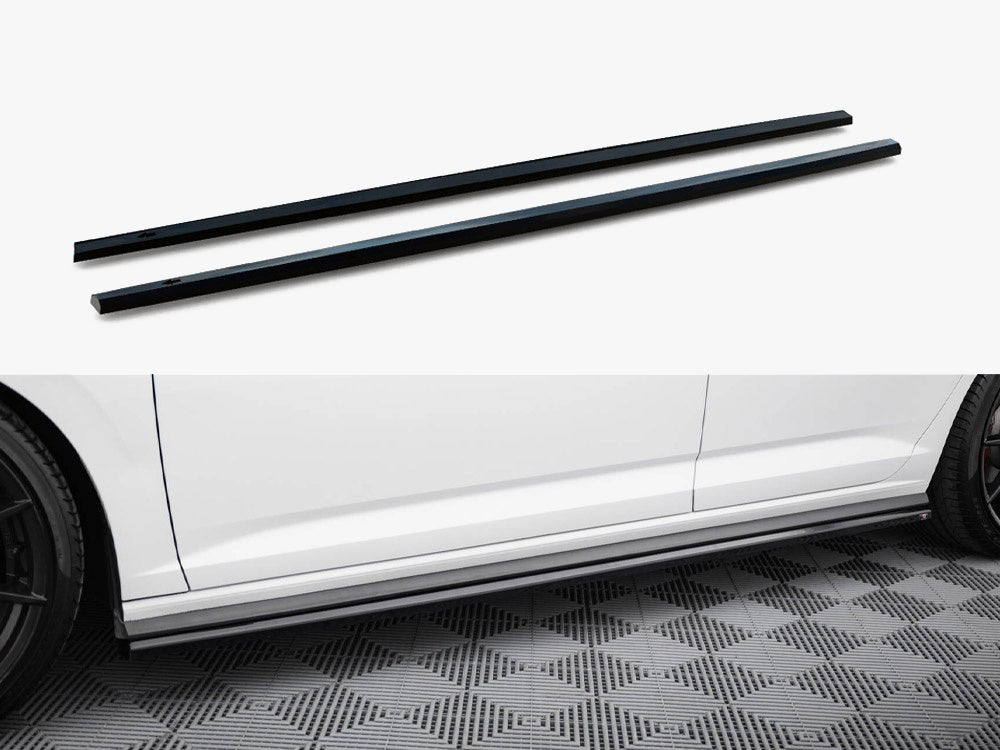 Maxton Design Side Skirt Diffusers Volkswagen Jetta Gli Mk7 Facelift 2