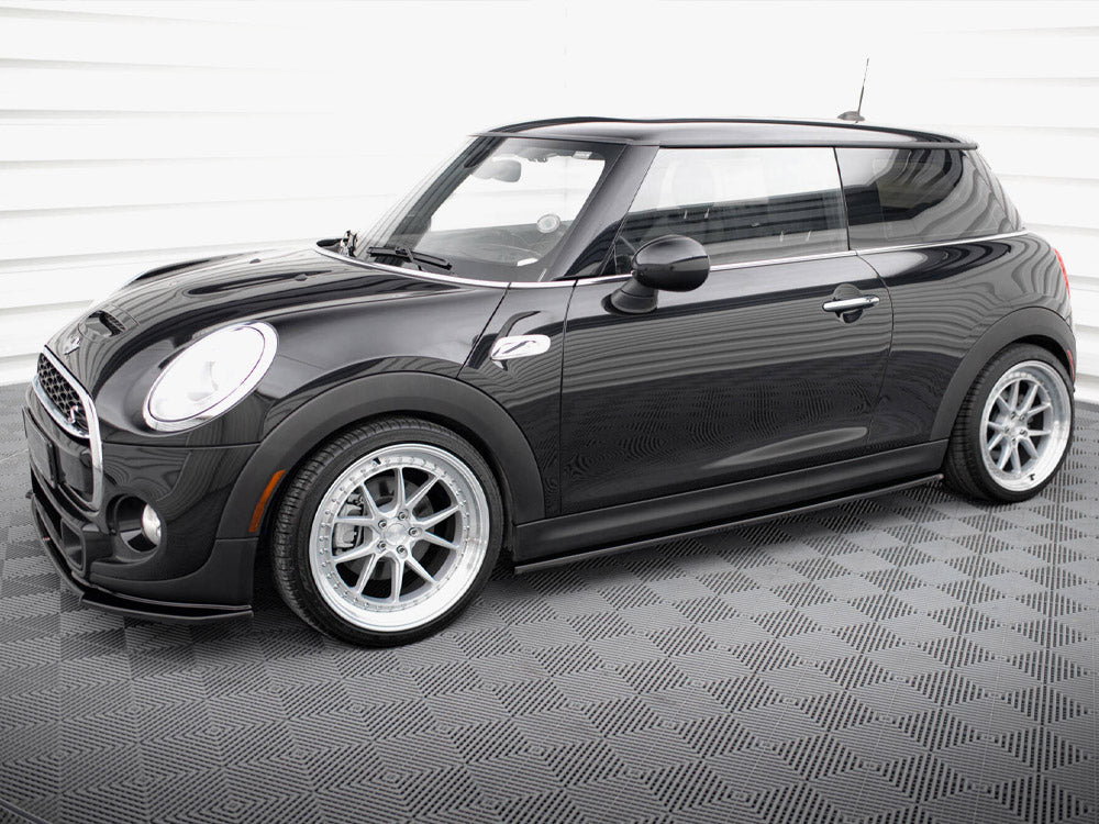 Maxton Design Side Skirts Splitters Mini Cooper S Mk3 Pre-facelift 3 Door (F56) (2014-2017) - Wayside Performance 