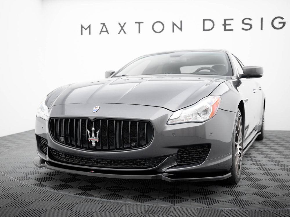Maxton Design Front Splitter Maserati Quattroporte MK6 Pre-facelift (2013-2016)