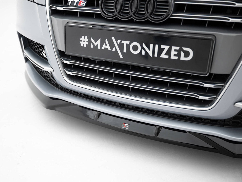Maxton Front Splitter V.2 Audi TT S / TT S-Line 8J Facelift - Wayside Performance 