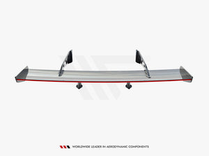 Carbon Spoiler With Upper Swan Mounting + LED Chevrolet Corvette Stingray / Grand Sport C7 - Wayside Performance 