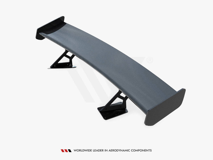 Carbon Spoiler With Internal Brackets Uprights Chevrolet Corvette Stingray / Grand Sport C7 - Wayside Performance 