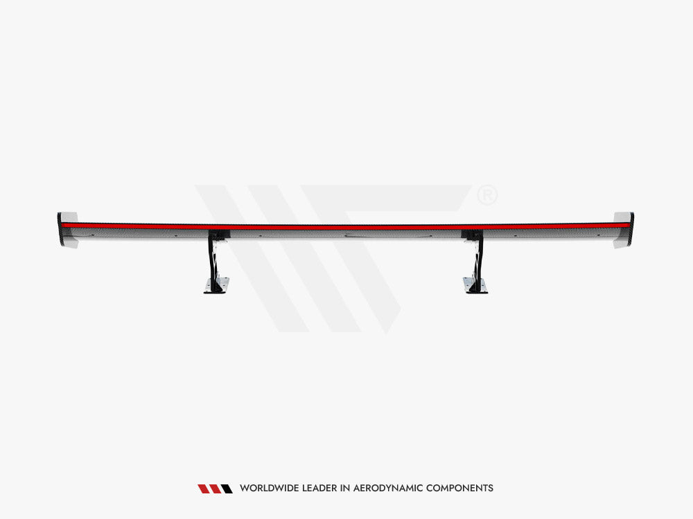 Carbon Spoiler With Internal Brackets Uprights + LED Volkswagen Jetta GLI Mk7 - Wayside Performance 