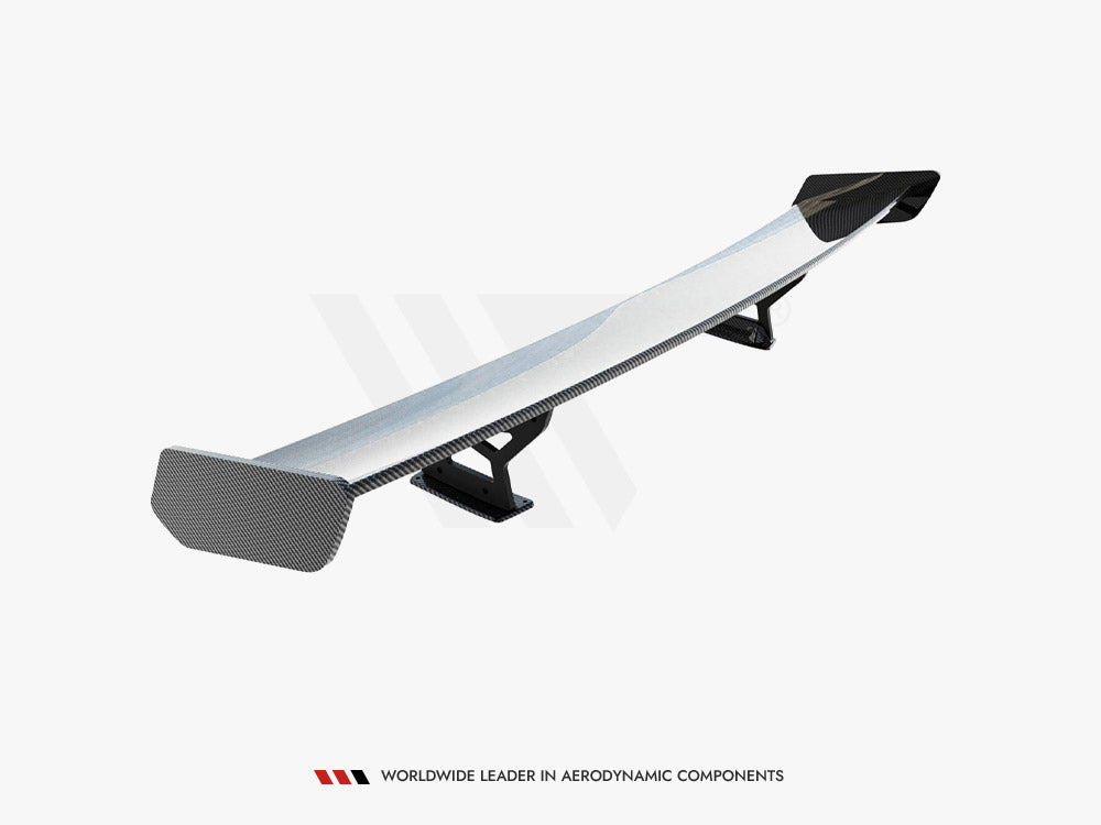 Carbon Spoiler With Internal Brackets Uprights Volkswagen Jetta GLI Mk7 - Wayside Performance 