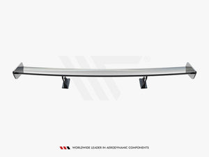 Carbon Spoiler With Internal Brackets Uprights Volkswagen Jetta GLI Mk7 - Wayside Performance 