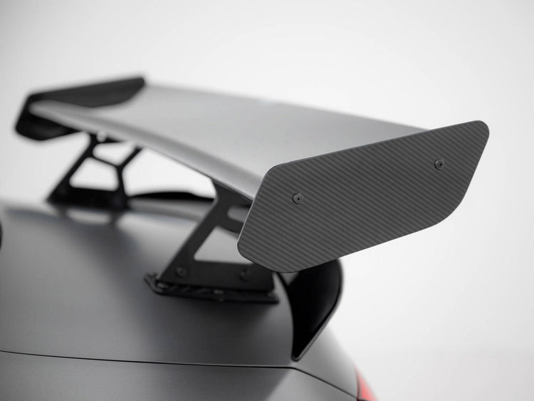 Carbon Spoiler With Internal Brackets Uprights Mercedes-Benz CLA Coupe C118 / C118 Facelift - Wayside Performance 