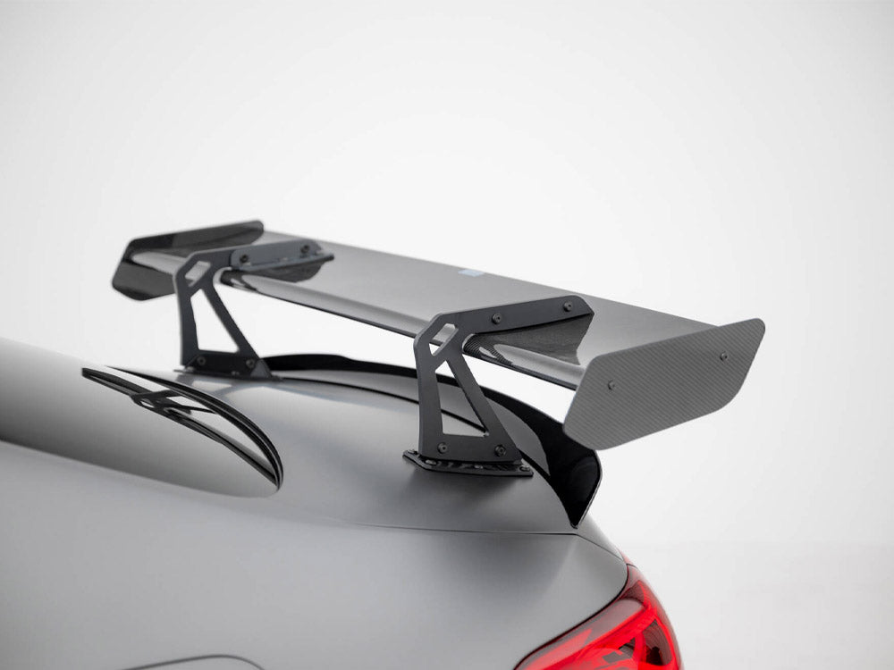 Carbon Spoiler With Upper Swan Mounting + LED Mercedes-Benz CLA Coupe C118 / C118 Facelift - Wayside Performance 