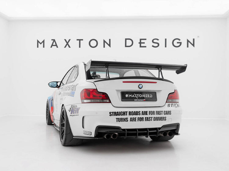 Carbon Spoiler With Upper Swan Mounting BMW 1 M E82 - Wayside Performance 