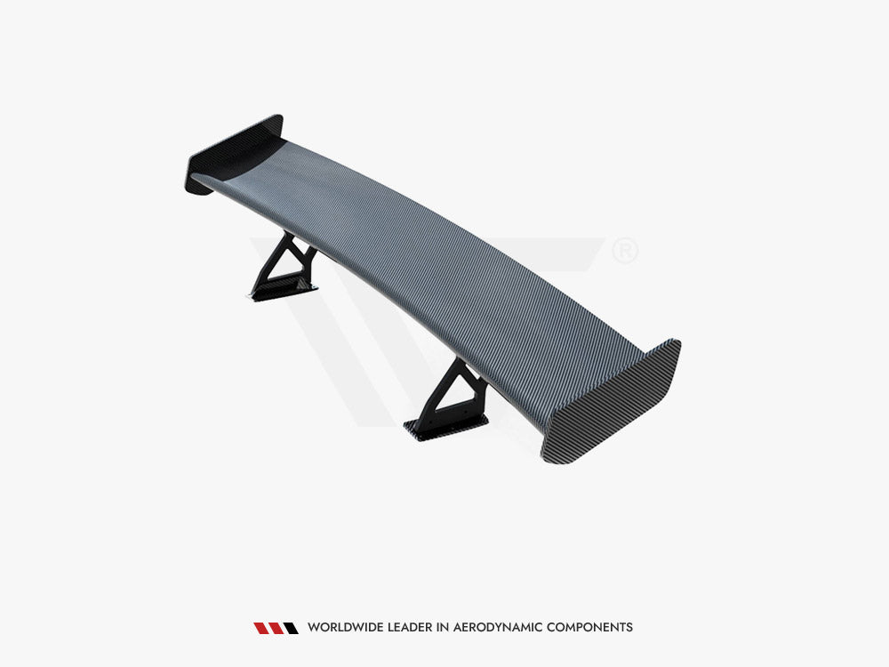 Carbon Spoiler With Internal Brackets Uprights V.2 BMW 1 M E82 - Wayside Performance 