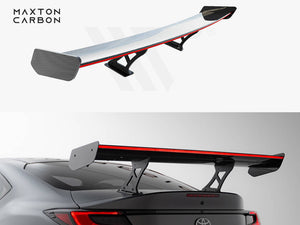 Carbon Spoiler With Internal Brackets Uprights + LED Toyota GR86 - Wayside Performance 