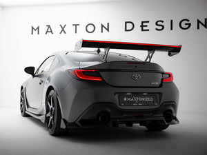 Carbon Spoiler With Internal Brackets Uprights + LED Toyota GR86 - Wayside Performance 