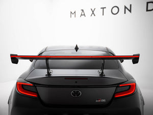 Carbon Spoiler With Internal Brackets Uprights + LED Toyota GR86 - Wayside Performance 
