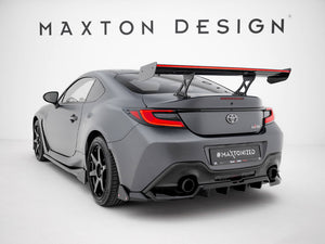 Carbon Spoiler With Internal Brackets Uprights + LED Toyota GR86 - Wayside Performance 