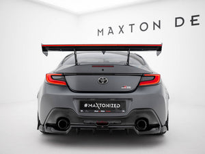 Carbon Spoiler With Internal Brackets Uprights + LED Toyota GR86 - Wayside Performance 