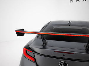 Carbon Spoiler With Internal Brackets Uprights + LED Toyota GR86 - Wayside Performance 