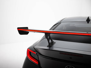 Carbon Spoiler With Internal Brackets Uprights + LED Toyota GR86 - Wayside Performance 