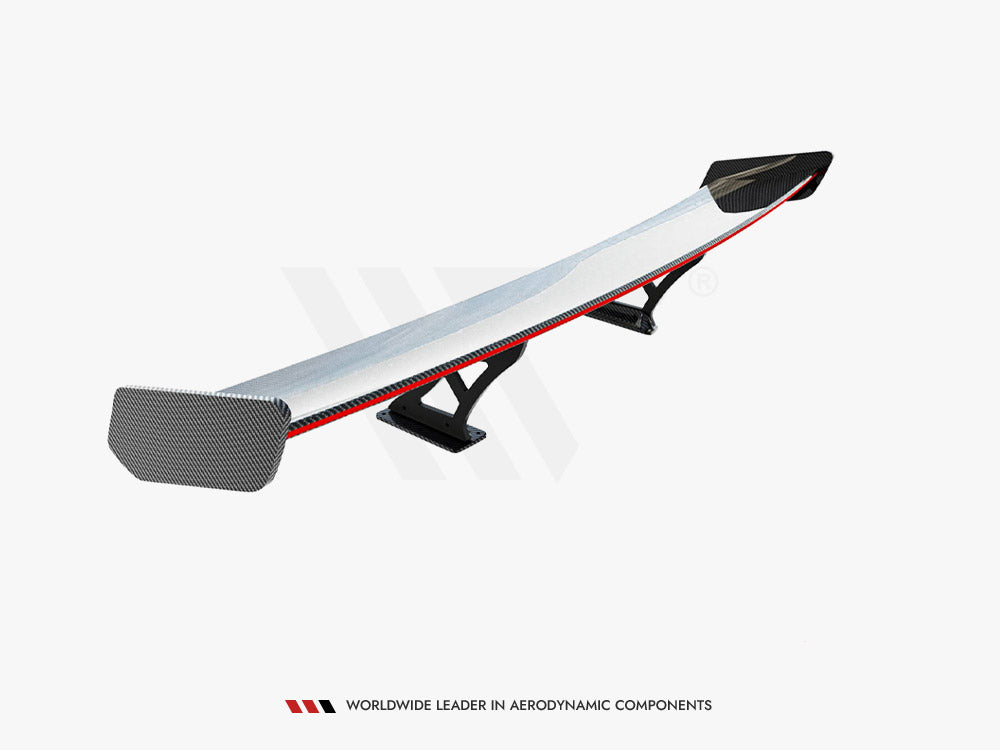 Carbon Spoiler With Internal Brackets Uprights + LED Toyota GR86 - Wayside Performance 