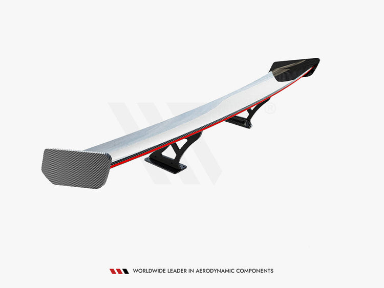 Carbon Spoiler With Internal Brackets Uprights + LED Toyota GR86 - Wayside Performance 