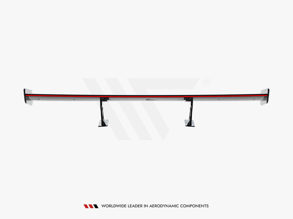 Carbon Spoiler With Internal Brackets Uprights + LED Toyota GR86 - Wayside Performance 