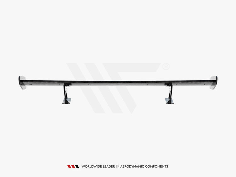 Carbon Spoiler With Internal Brackets Uprights BMW 5 / M5 Sedan G30 / F90 - Wayside Performance 