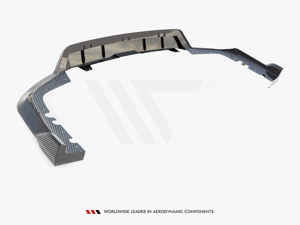 Prepreg Carbon Fiber Rear Diffuser BMW X5 M-Pack G05 Facelift - Wayside Performance 