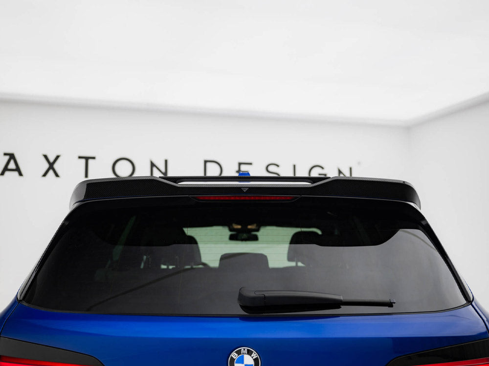 Prepreg Carbon Fiber Tailgate Spoiler BMW X5 M-Pack G05 Facelift - Wayside Performance 