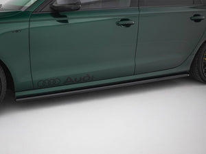 Maxton® DESIGN side skirts diffusers for Audi S6 / A6 C7 S-line 2011-2014, showing sleek body styling components.
