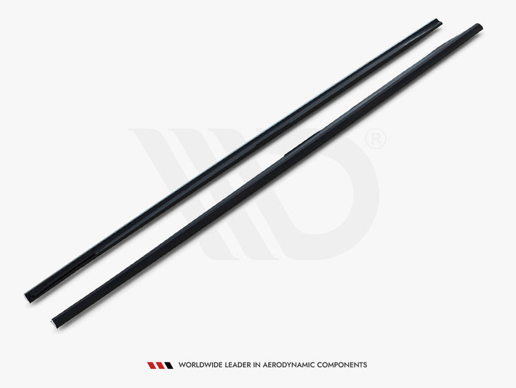 MaxTON® DESIGN side skirts diffuser for Audi S6 / A6 C7 S-line 2011-2014, showing sleek body styling enhancement.