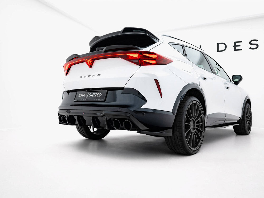 Maxton Design Rear Valance V.3 + Exhaust Ends Imitation Cupra Formentor Mk1 Facelift - Wayside Performance 