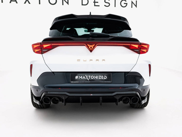 Maxton Design Rear Valance V.3 + Exhaust Ends Imitation Cupra Formentor Mk1 Facelift - Wayside Performance 