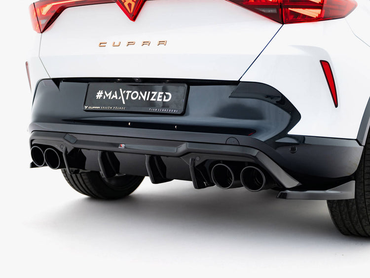 Maxton Design Rear Valance V.3 + Exhaust Ends Imitation Cupra Formentor Mk1 Facelift - Wayside Performance 