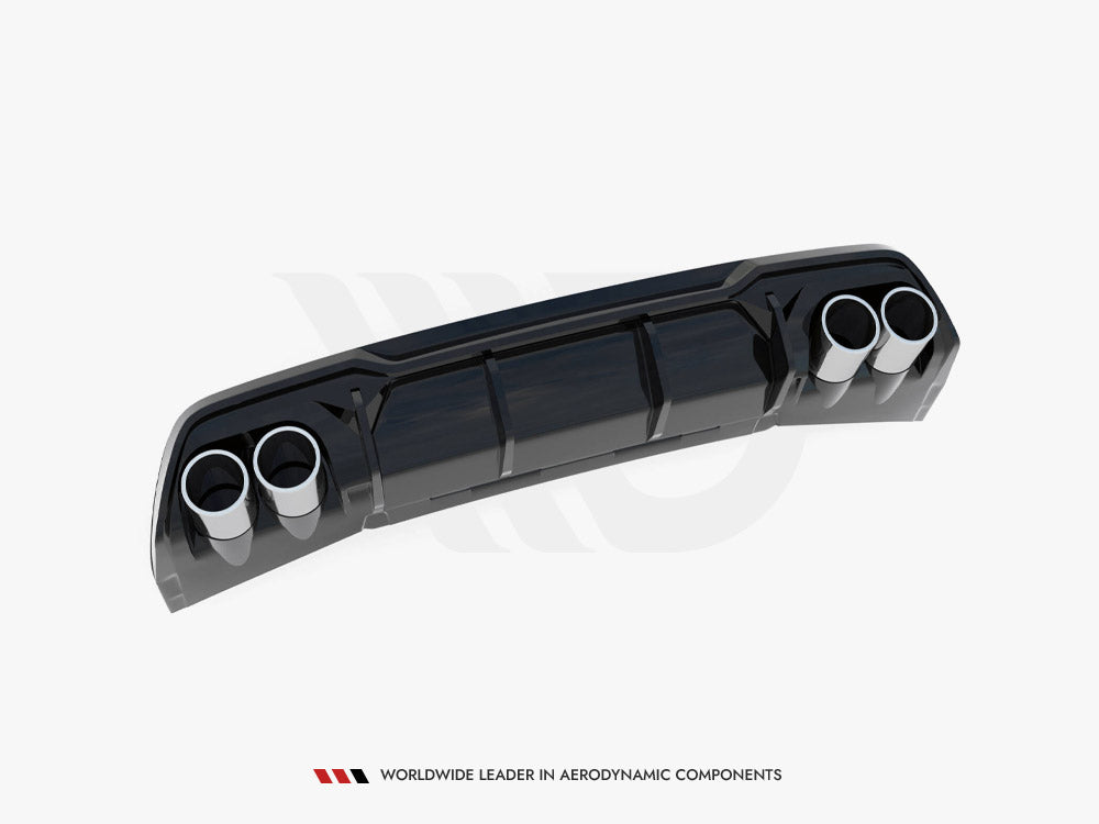 Maxton Design Rear Valance V.3 + Exhaust Ends Imitation Cupra Formentor Mk1 Facelift - Wayside Performance 