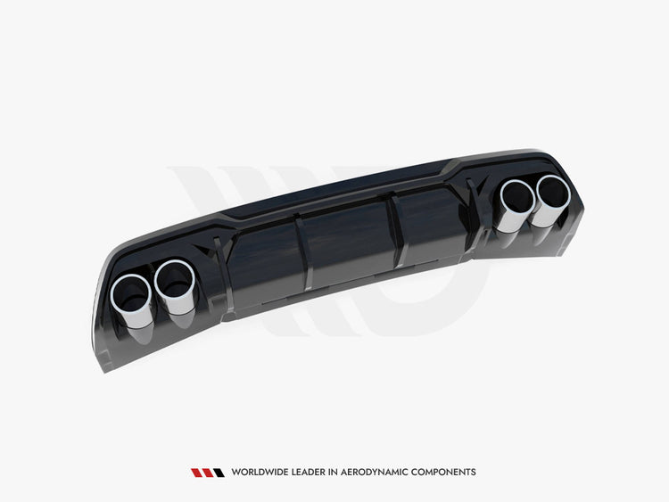 Maxton Design Rear Valance V.3 + Exhaust Ends Imitation Cupra Formentor Mk1 Facelift - Wayside Performance 