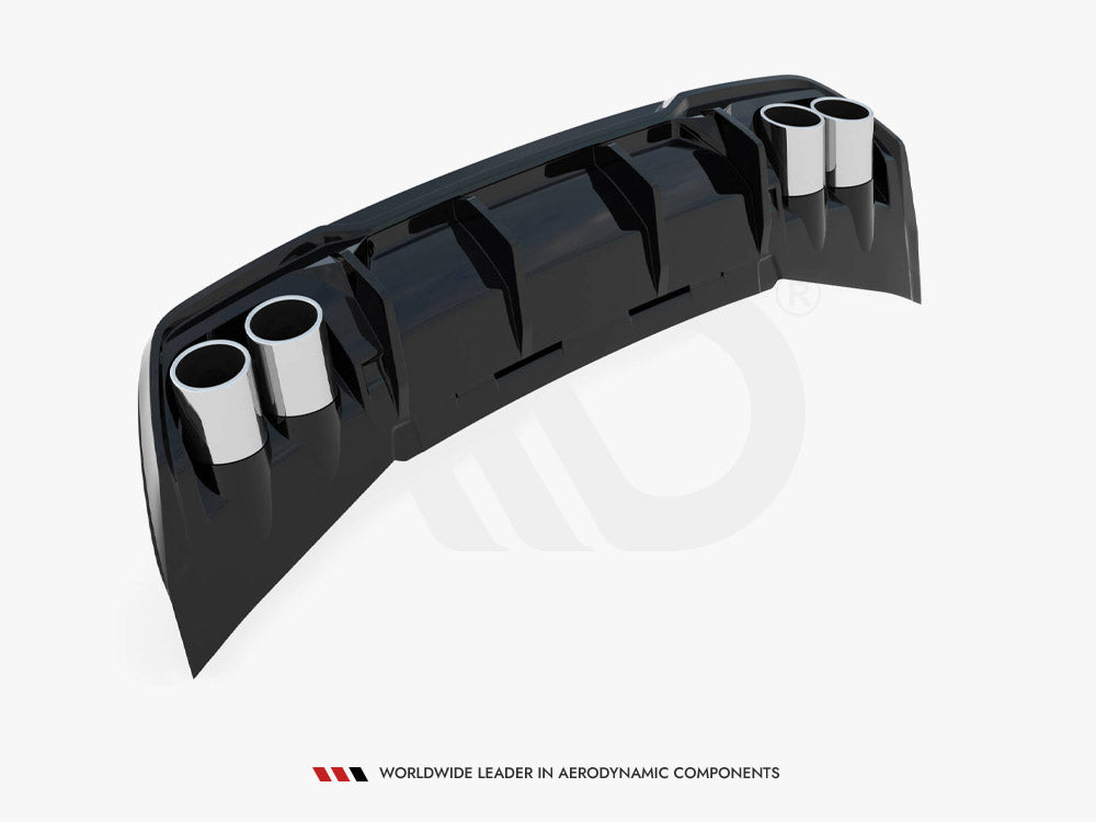 Maxton Design Rear Valance V.3 + Exhaust Ends Imitation Cupra Formentor Mk1 Facelift - Wayside Performance 