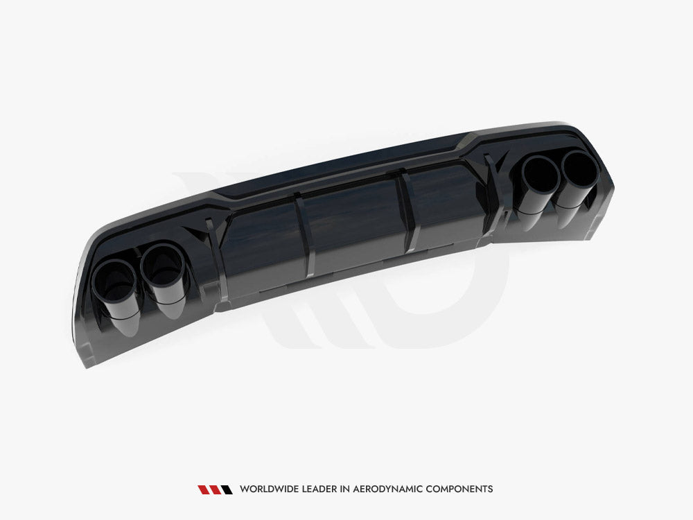 Maxton Design Rear Valance V.3 + Exhaust Ends Imitation Cupra Formentor Mk1 Facelift - Wayside Performance 